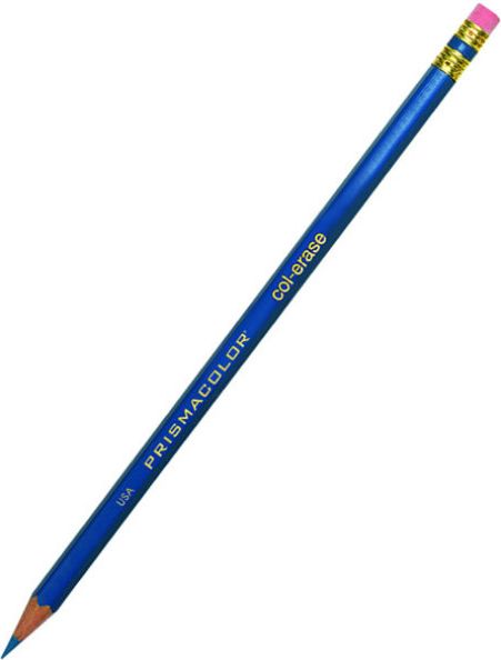 COL-ERASE PENCIL BLUE