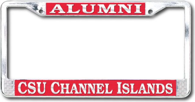 California State University - Channel Islands Alumni Polished Chrome License Plate Frame