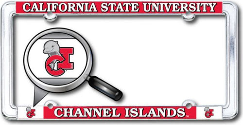California State University - Channel Islands Thin Dome License Plate Frame