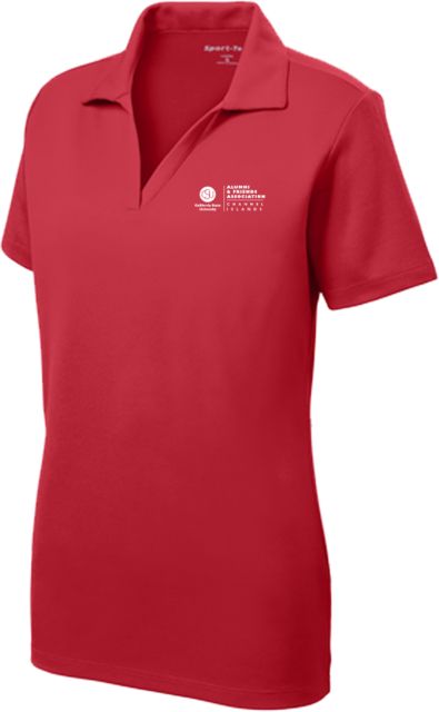 Channel Islands Womens Dry Mesh Polo CSU Channel Islands Alumni and Friends Association Flat Color - ONLINE ONLY