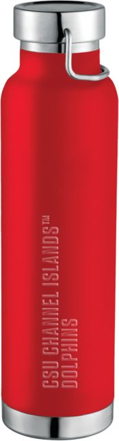 Channel Islands Thor Copper Vacuum Insulated Bottle 22oz CSU Channel Islands Dolphins Engraved - ONLINE ONLY